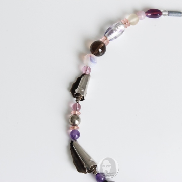 Vintage Necklace Semi Precious Stones Sterling Jeremy & Carrie Gicker 1980s HTF - Picture 6 of 13